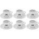 ESPRESSO CSÉSZÉK HASHTAG FEHÉR 6 DB