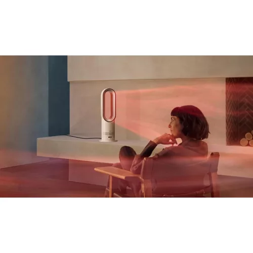 Dyson Hot+Cool™ HF1 Fűtő- és Hűtőventilátor – Jet Focus technológia, Időzítő – Fehér/Ezüst (AM15)