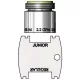 Ipari csaptelep aerator, vandal resistant, 2.2 gpm, 15/1