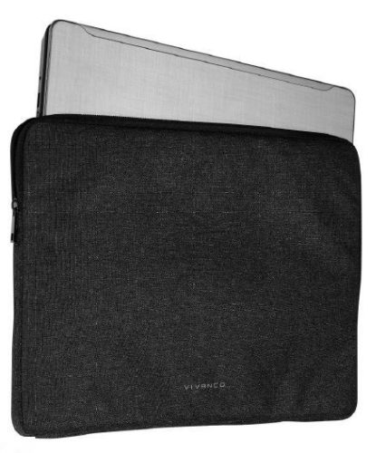 NBS-CASUAL15.6 UNIVERSAL NOTEBOOK SLEEVE CASUAL FEKETE 38.2 X 27.2 X 2CM/UP TO 39.6CM VIVANCO