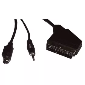 SCARTDUGÓ / 4POL.-S-VHS-DUGÓ.+3.5MM JACKDUGÓ-STEREO 5M