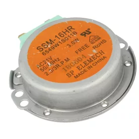Tányérforgató Motor LG Mikrohullámú Sütőhöz – 21V AC – 2.5/3 RPM (6549W1S011B kompatibilis)