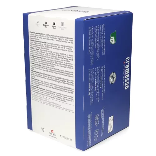 Cremesso Lungo Decaffeinato Koffeinmentes Kávékapszula – 48 db, 3/5 intenzitás – Cremesso és Delizio gépekhez (CRDEC)