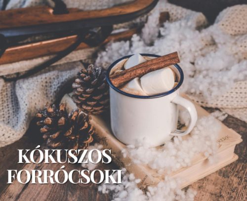 Kókuszos ízű forró csoki por kartonban