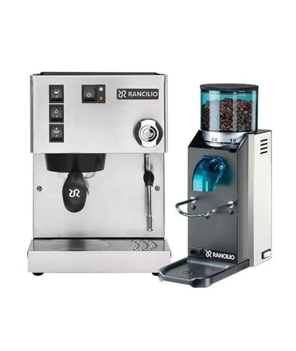 Rancilio Silvia V6 E kávégép + Rancilio Rocky kávéörlő