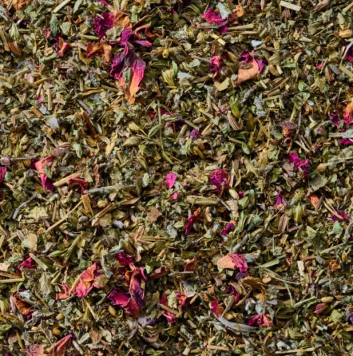 Bazsalikomos Kert Nő tea gyógynövény teakeverék 20 g