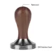 AVX Tamper (Kávétömörítő) - ø 58 mm, Redwood nyéllel - Lapos talpú (700c6)