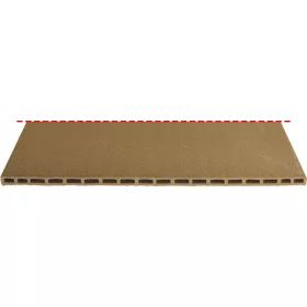 TŰZÁLLÓ KŐ PERFORÁLT 500x495x15 mm