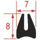 RATIONAL sütő/főzőkészülék üvegtömítés 5900 mm