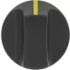 ROLLER GRILL kenyérpirító gomb fekete ø 40 mm
