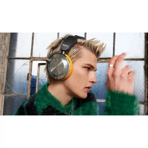 Dyson OnTrac CNC Aluminium Vezeték nélküli Fejhallgató – Aktív zajszűrés, 55 óra üzemidő – CNC Alumínium (759557-01)