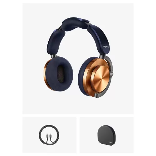 Dyson OnTrac CNC Copper Vezeték nélküli Zajszűrős Fejhallgató - 55 óra üzemidő, ANC (CNC Copper)