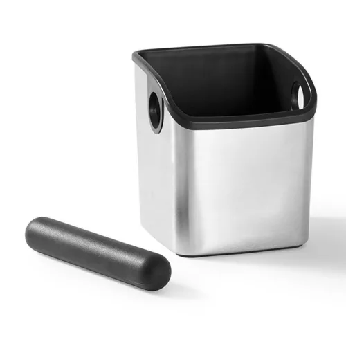 Non branding Saválló zacckiütő doboz - 0,5 l - Barista kellék (760A21)