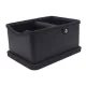 AVX 2047B Saválló Zacckiütő Doboz - 180x235x120mm - Fekete (760A57)