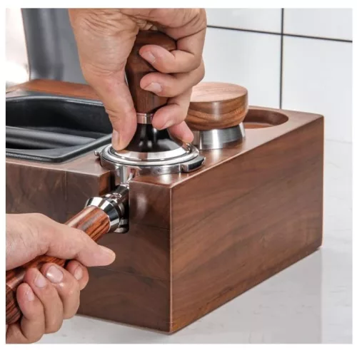 MOJAE Diófa Zacckiütő és Tamper Állomás - 51-58mm szűrőkarokhoz (760C36)