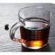 Dupla csőrű üveg mérőpohár - 70 ml, barista kellék (761G1)