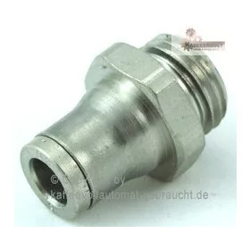   I-csatlakozó 1/4 "-os tömlővel, tömítéssel 6mm-es tömlőhöz