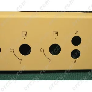 Zanussi Tűzhely Kezelő Előlap – Krém színű, Easy Pizza felirattal – ZCG510G1WA széria (8075035017)