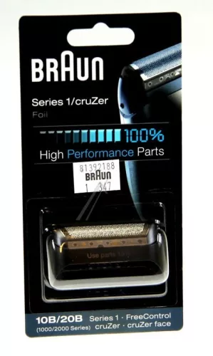 Braun 10B/20B CombiPack Szita és Kés - Fekete - Series 1 / Cruzer borotvákhoz (81387932)