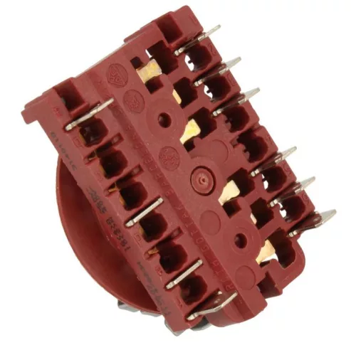 TEKA suto kapcsolo 6 mm tengely Faston 6,3 mm saru