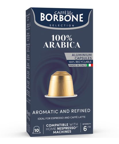 Borbone 100% arabica – Nespresso Kompatibilis Alumínium Kapszula (10 db)