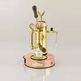 Elektra Micro Casa a Leva S1 karos kávéfőző, Vörösréz és Sárgaréz (S1)