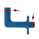 Siemens / Bosch leeresztő szelep / drainage ventil (pipacső) (00622540)