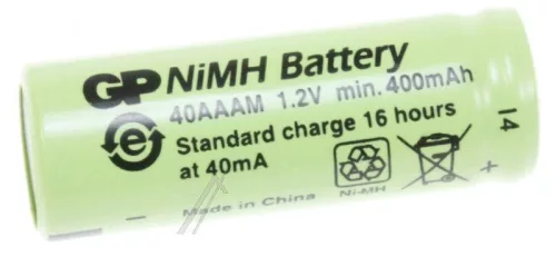 GP 40AAAM Ipari Akkumulátor Cella 1,2V 400mAh Ni-MH (GP40AAAM)