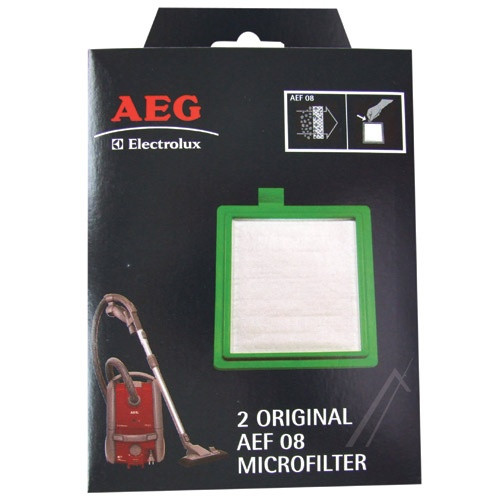 Elszívó légszűrő AEG 900195150/9 AEF08 AirMax mikrofilter keretben porszívóhoz 2db EF17
