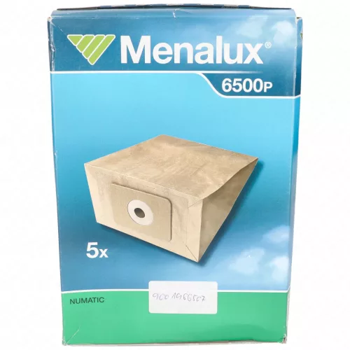 Porzsák, papír 5 db (eredeti) UNIVERZÁLIS MENALUX 6500p porszívó