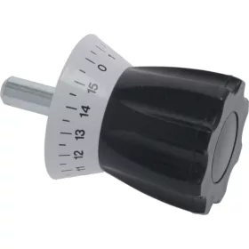 CELME szeletelőgép ÁLLÍTHATÓ FEKETE GOMB ø 12x97 mm