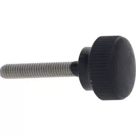 FEKETE GOMB ø 25 mm MENET M6