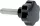 FEKETE GOMB ø 50 mm MENETEMELÉS M12