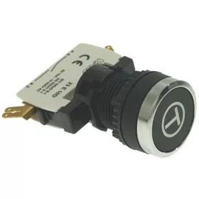 fekete nyomógomb 16A 690V