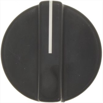 fekete potenciométer gomb ? 45 mm