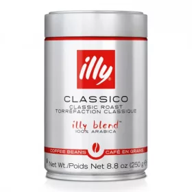   illy Classico szemes kávé, közepes pörkölésű, 250 g (913859)
