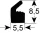 HENKELMAN vakuumcsomagolo fedeltomites P-profil EPDM 8,5 x 5,5 mm