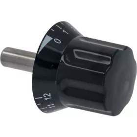 Fekete időzítő gomb  ? 12x82 mm