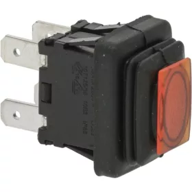 SWITCH 2 POLE ORANGE 12A 250V