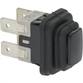 FEKETE EGYPÓLUSÚ KAPCSOLÓ 10A 250V