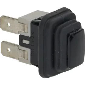 NYOMÓGOMB 1-PÓLUSÚ FEKETE 10A 250V