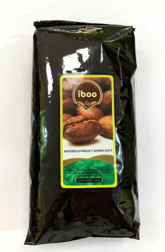 Iboo pörkölt szemes kávé, 50% Arabica - 50% Robusta, 1000g (952956)