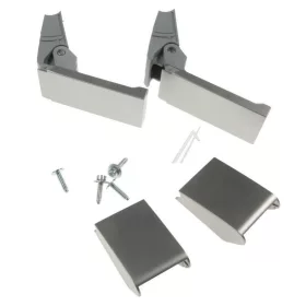   Liebherr Hűtőszekrény Ajtófogantyú Javítókészlet – Karos fogantyúhoz, Ezüst – CUEF, CNef szériák (9590190)