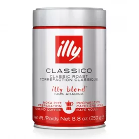   illy Classico őrölt kávé Mokka kávéfőzőhöz, 250 g (9911410)
