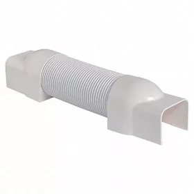   65x50 mm flexibilis ív, toldó (VECAMCO) klíma kábelcsatorna