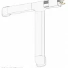 Vecamco klima dekorcsatorna fedellel 65 x 50 mm 2 m feher 12 szalas csomag