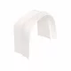 65x50 mm végzáró beltéri egységhez, PVC tömítéssel, Dekorcsatorna (VECAMCO) klíma