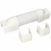 65x50 mm Flexibilis toldóelem, fehér, PVC (VECAMCO) klíma dekorcsatorna