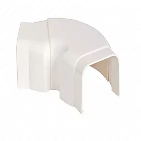  90x65 mm Állítható dekorcsatorna sarok idom, 45° - 135°,  (VECAMCO) klíma dekorcsatorna