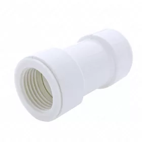   Csőtoldó idom, 20 mm, gumi tömítéssel (VECAMCO) klíma, PVC kondenzvíz csőhöz